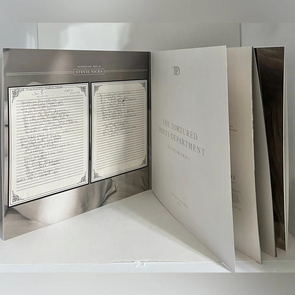 Taylor Swift SIGNED PHOTO INSERT The Tortured Poets Department Vinyl Manuscript - Picture 3 of 9